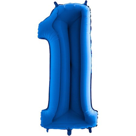 1 modrá