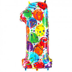 Foliový balónek 1 PARTY Grabo 105cm